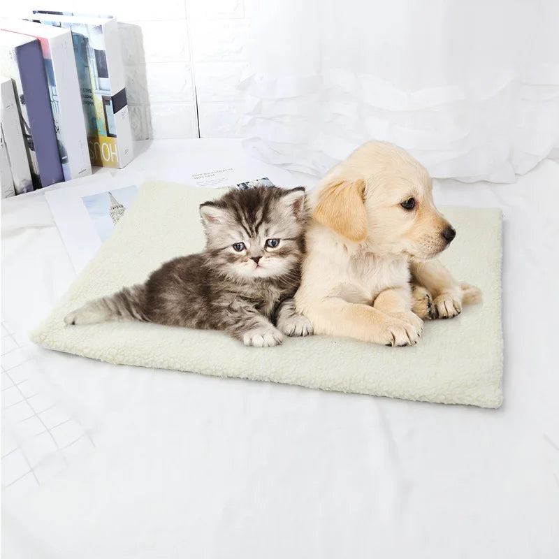 Pet Supplies Self Heating Warm Pet Blanket Pad Winter Warm Heated Pad Mat For Dogs Cat Rug Thermal Pillow