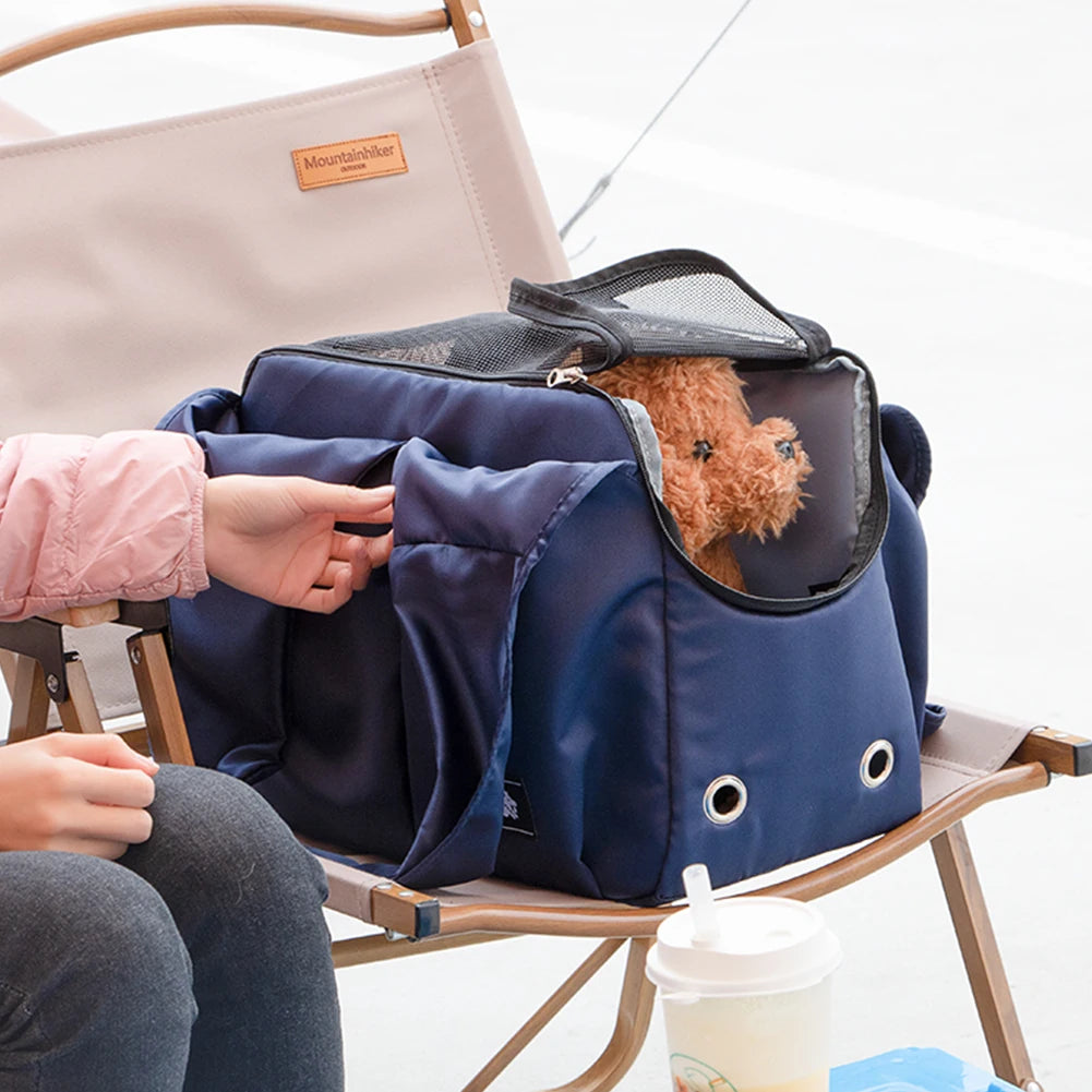 Breathable Cat Carrier Bag Cats Transporter Bag Portable Puppy Shoulder Bags Travel Pet Carrier for Cat Dog Pets Handbag