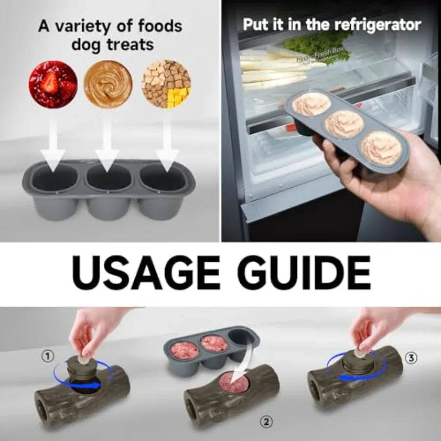 Interactive Dog Chew Toy Interactive Chew Toy Tree Bone Design LongLasting Safe for Dogs Low Mess Dog Toys for Large Dogs 25+ l