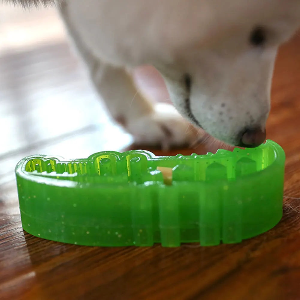 Dog Slow Feeder Puzzle Toy Alligator Treat Interactive Dispenser Interactive Dog Puzzle Toy for Small Medium Large Dogs