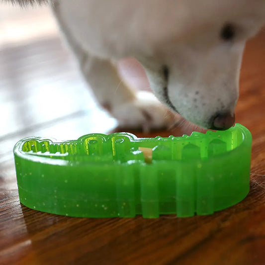 Dog Slow Feeder Puzzle Toy Alligator Treat Interactive Dispenser Interactive Dog Puzzle Toy for Small Medium Large Dogs