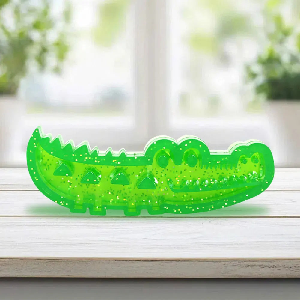 Dog Slow Feeder Puzzle Toy Alligator Treat Interactive Dispenser Interactive Dog Puzzle Toy for Small Medium Large Dogs