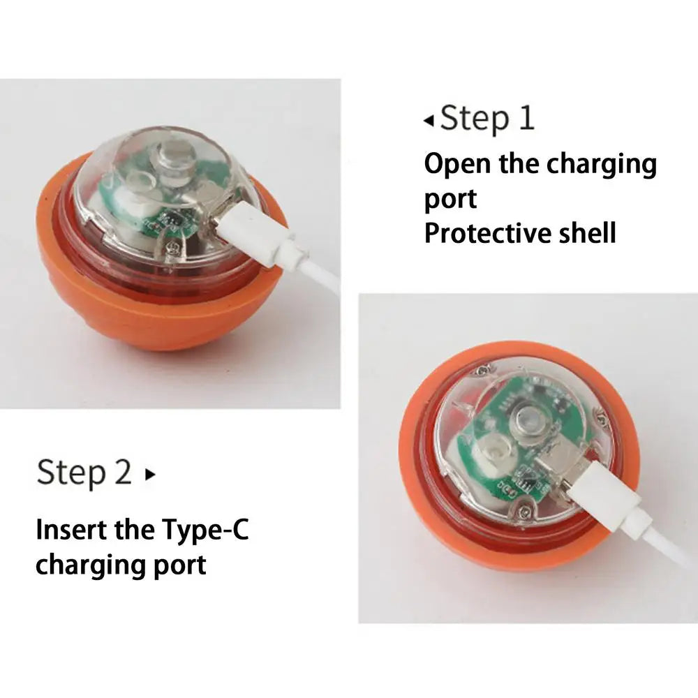 Intelligent Interactive Pet Toy Ball Rechargeable TPR Cat Toys Interactive For Cats Training Interactive Cat Toys Ball Fast